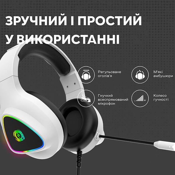 Фото - Гарнитура проводная игровая Canyon CND-SGHS6W White