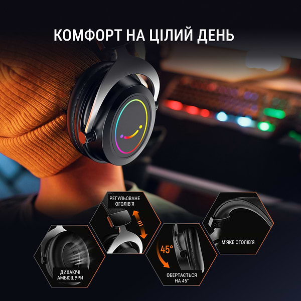 Фото - Гарнітура дротова ігрова Fifine H3 Black