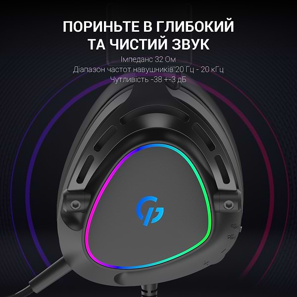 Фото - Гарнітура дротова ігрова GamePro HS783