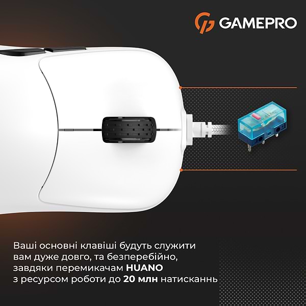 Фото - Миша дротова ігрова GamePro GM690W