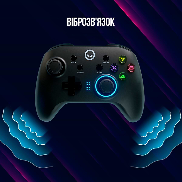 Фото - Геймпад Lorgar TRIX-510 Wireless Gamepad BT Black (LRG-GP510)