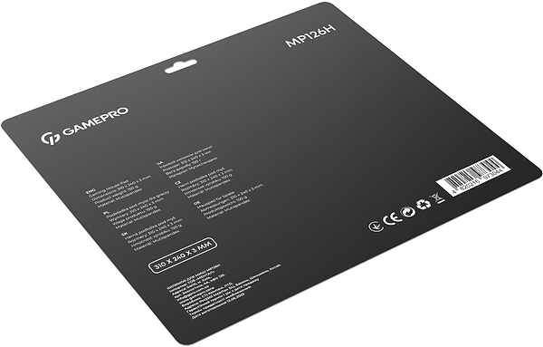 Фото - Килимок для миші ігровий GamePro MP126H Black