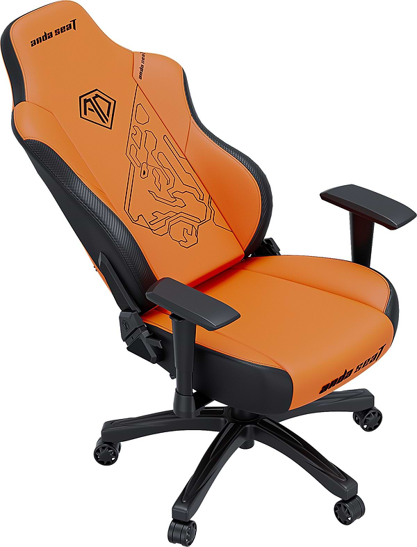 Фото - Крісло для геймерів Anda Seat Phantom 3  Tiger edition Orange PVC Size L (AD18Y-14-OB-PV/C)