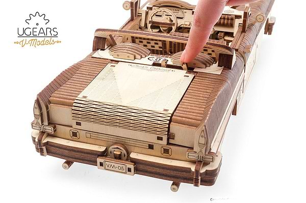 Фото - 3D пазлы Ugears Кабриолет мечты VM - 05 (70073)