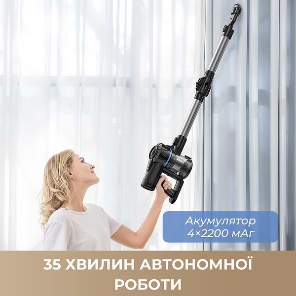 Фото - Пылесос ручной для дома Mova Cordless Vacuum Cleaner J10