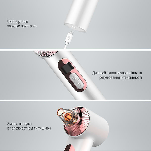 Фото - Прибор для чистки лица AIMED Vision Pore Cleaner Hot&Cold (AI-PCleaner_Vision_wh)