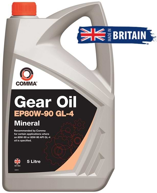 Масло для авто COMMA GEAR OIL EP80W-90 GL4 5л (GO45L)
