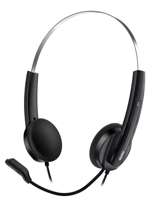 Фото - Навушники накладні дротові Genius HS-220U Black (31710020400)