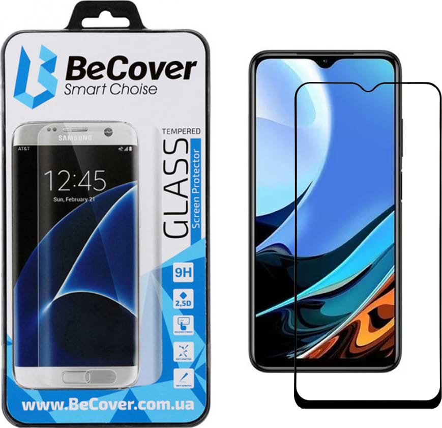 Захисне скло для смартфону BeCover for Xiaomi Redmi 9T Black (705908)