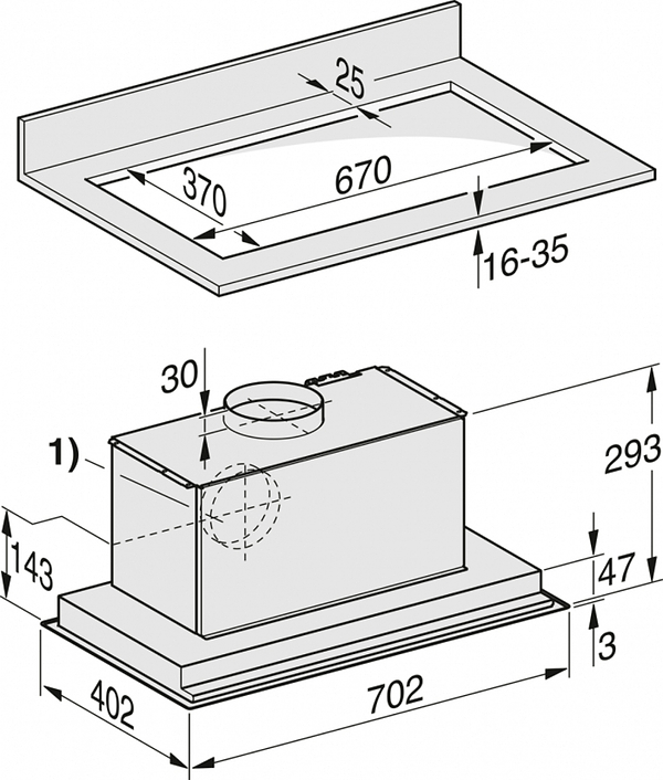 Фото - Вытяжка встраиваемая Miele DA 2578