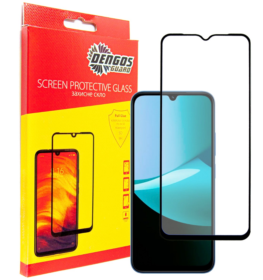 Защитное стекло для смартфона DENGOS for Xiaomi Redmi A7 Pro Black Full Glue (TGFG-447)