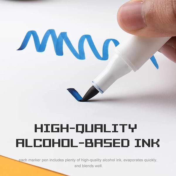 Фото - Набір маркерів Arrtx Vega ASM-0380A 80 кольорів + сумка (LC302260)