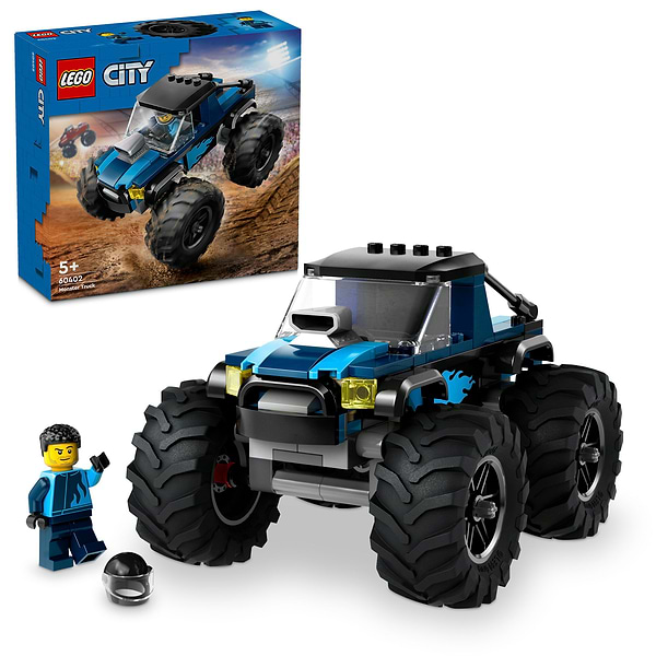Фото - Конструктор LEGO City Синя вантажівка-монстр (60402)