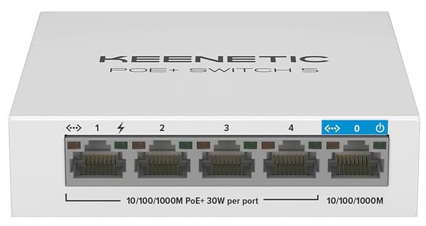 Фото - Коммутатор локальної мережі (Switch) Keenetic KN-4610