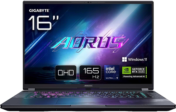Фото - Ноутбук игровой Gigabyte Aorus Elite 16 (BWHC3UAC65SH) Black