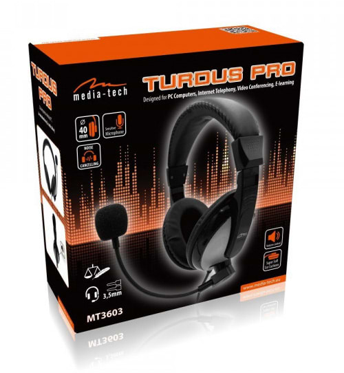 Фото - Гарнитура проводная Media-Tech Turdus Pro (MT3603)