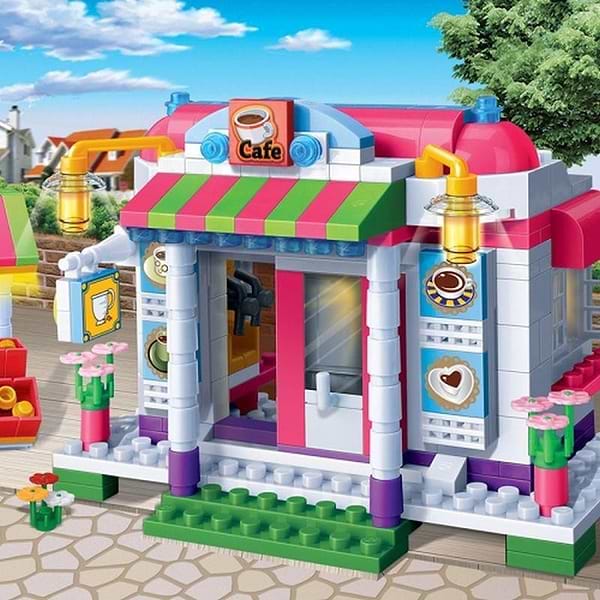 Фото - Пластиковый конструктор Banbao "Модный город" (338 Эл.) Кафе (6115)