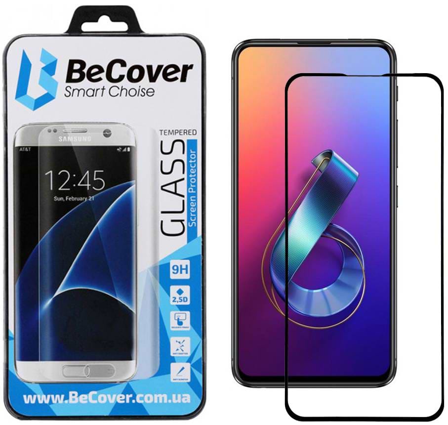 Защитное стекло для смартфона BeCover ASUS ZenFone 6 ZS630KL Black (704617)