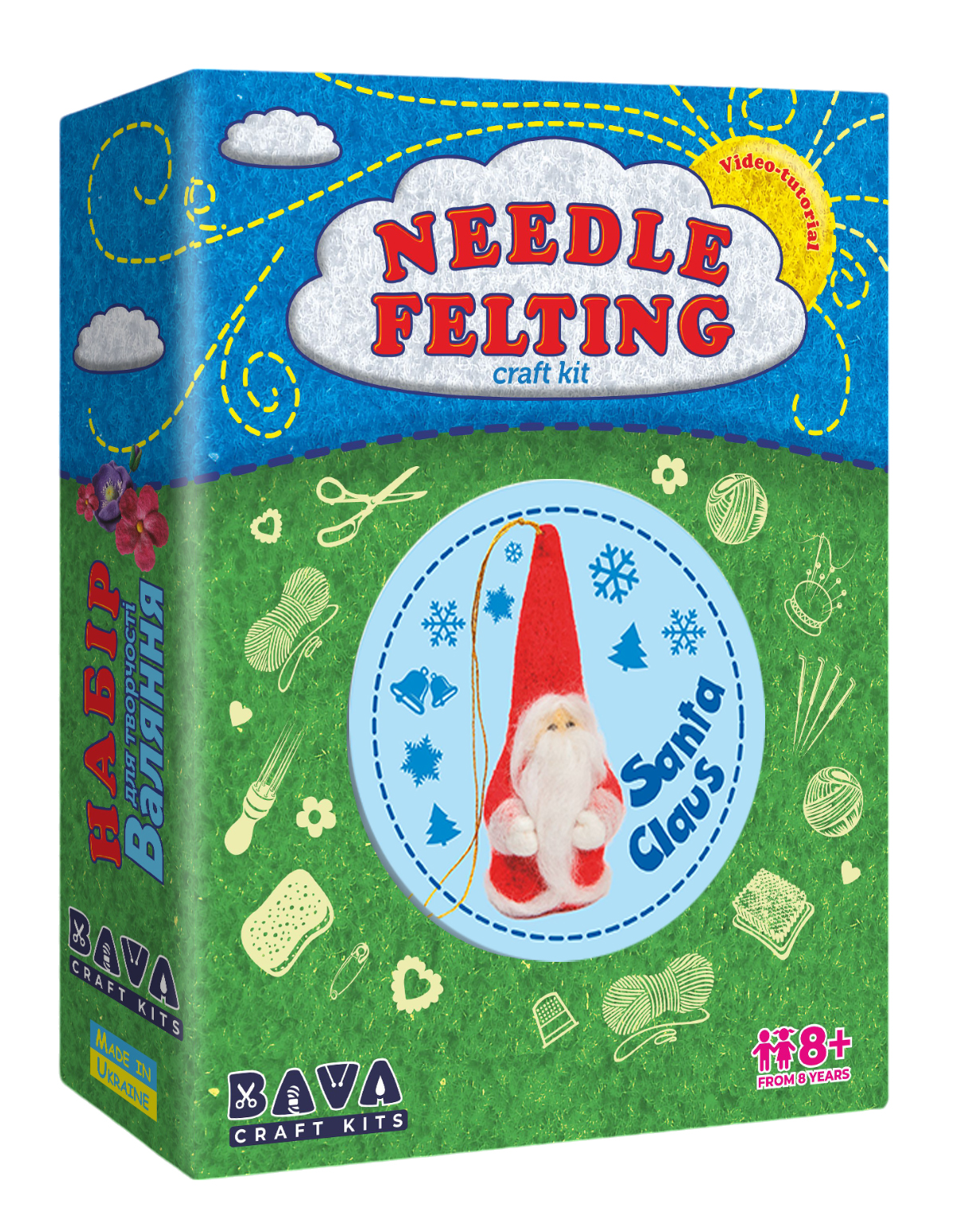 Набір для виготовлення декору Умняшка Санта Клаус (ВАЛ-006)