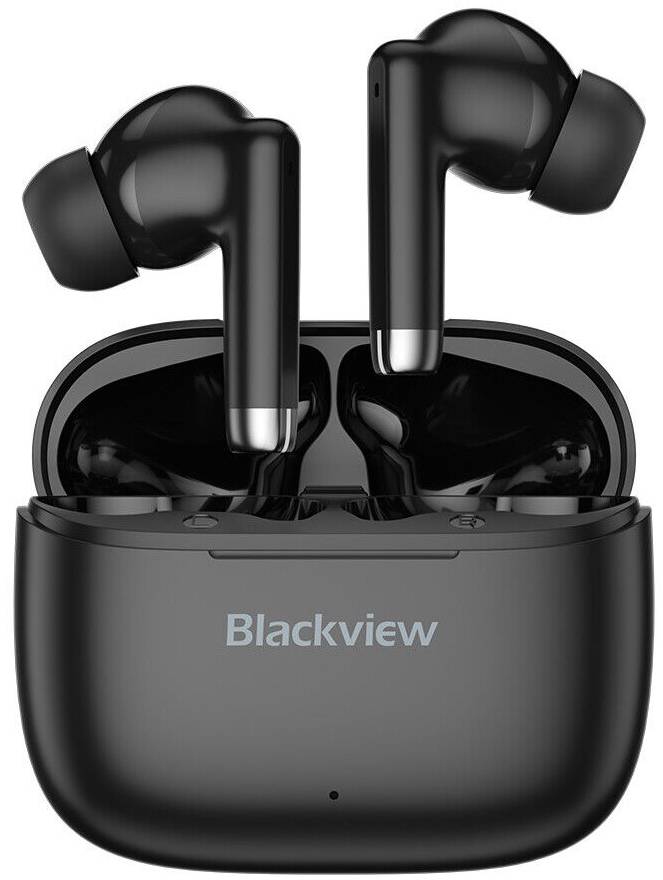 Навушники вкладиші бездротові TWS Blackview AirBuds 4 Black - Фото 1