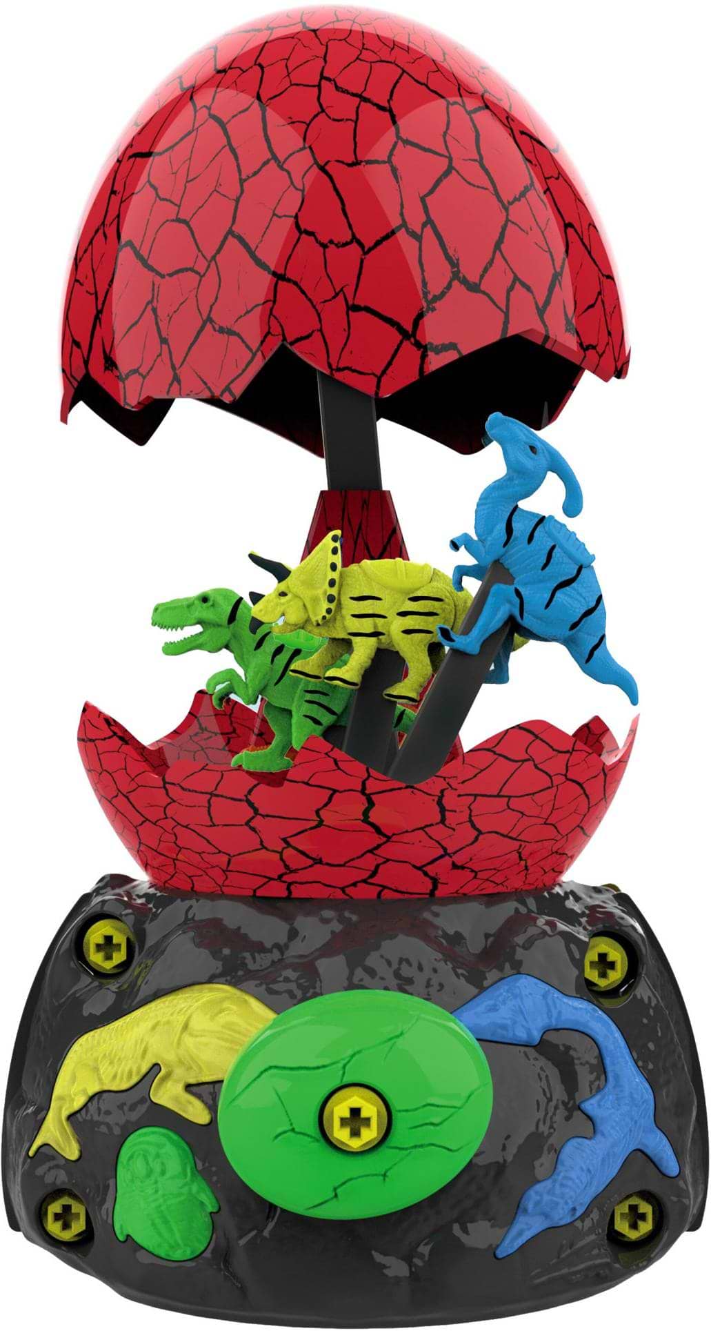 Набор игровых фигурок Jiehui Toys Конструктор Парк аттракционов Динозавр разбирается (1106)