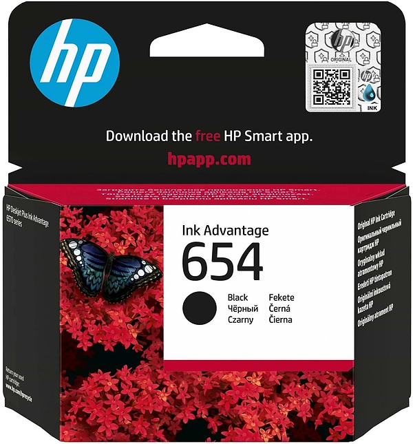Фото - Картридж для струйных МФУ и принтеров HP No.654 DJ IA 2976/4376/6575 Black (7FP39UE)