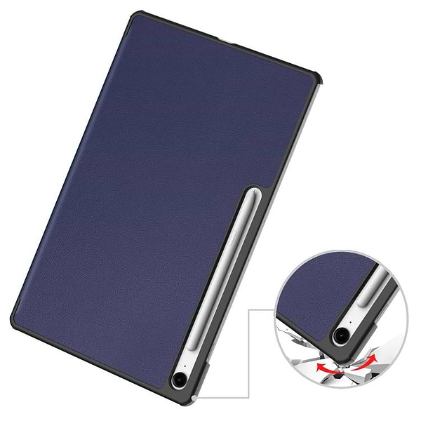 Фото - Чехол для планшета BeCover Smart Case for Samsung Galaxy Tab S10 FE Plus (SM-X620/SM-X626) 13.1" Deep Blue (713382)