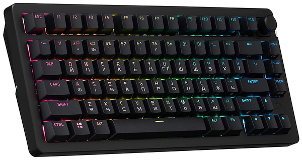 Фото - Клавиатура беспроводная игровая HyperX Alloy Rise 75 PBT HX Red Wireless (91Y91AA)