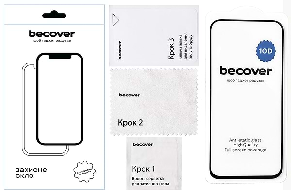 Фото - Захисне скло для смартфону BeCover for Google Pixel 9 10D Black (712325)
