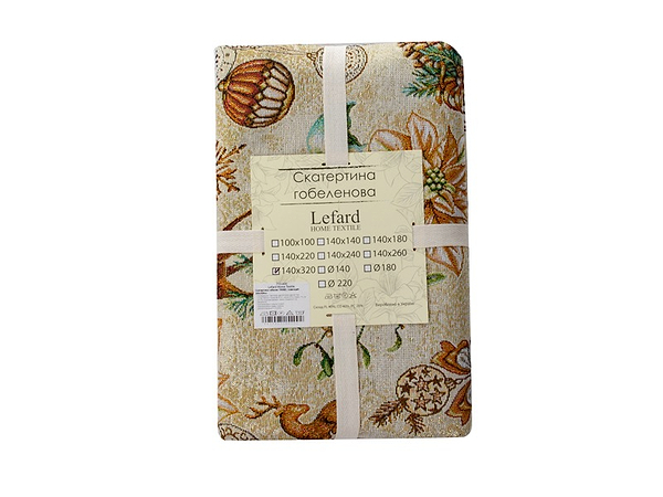 Фото - Скатертина прямокутна Lefard гобелен Tinsel повноцвіт 140х280 см (715-399)