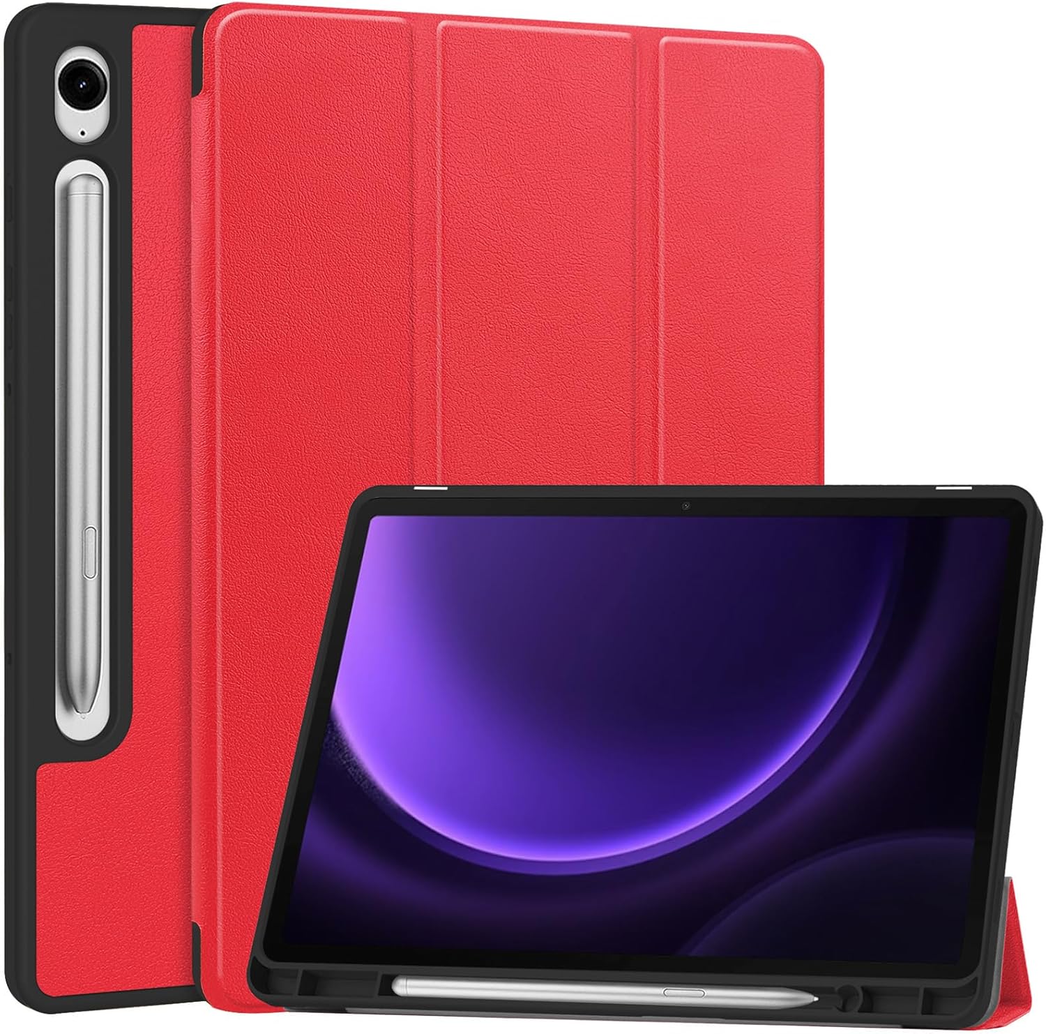 Чохол для планшета BeCover Flexible TPU Mate for Samsung Galaxy Tab S10 FE (SM-X520/SM-X526) 10.9" Red (713267) - Фото 1