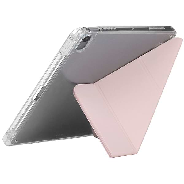 Фото - Чохол для планшета BeCover Ultra Slim Origami Transparent for Apple iPad Air (4/5) 2020/2022 10.9"" Pink (711104)"