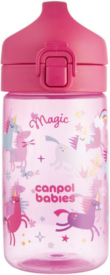 Поїльник-непроливайка дитячий Canpol babies JUNIOR рожевий (56/624_pin)