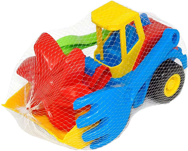 Фото - Базовий ігровий транспорт для малюка Tigres "Tech Truck" з набором для піску, Tigres (39932)