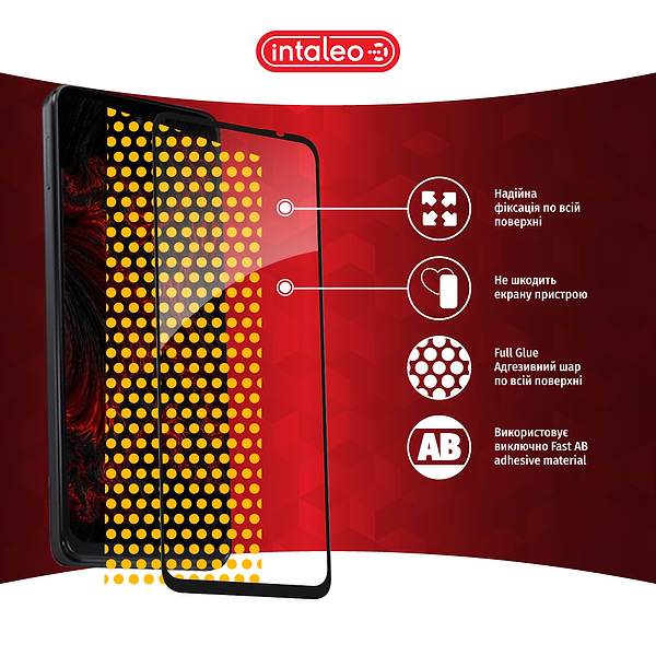 Фото - Захисне скло для смартфону Intaleo Full Glue for MOTO G24/G34 Black (1283126589980)
