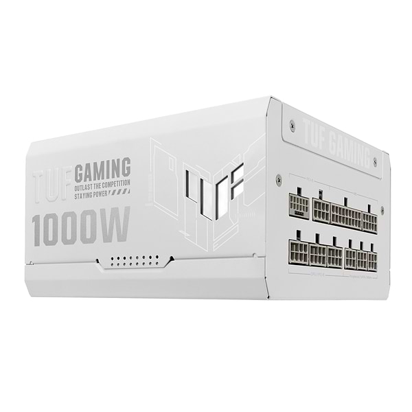 Фото - Блок питания для ПК Asus TUF-GAMING-1000G-WHITE PCIE5 1000W Gold (90YE00S5-B0NA00)