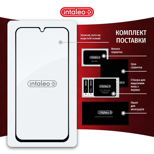 Фото - Захисне скло для смартфону Intaleo Full Glue for Samsung M34 5G Black (1283126575761)