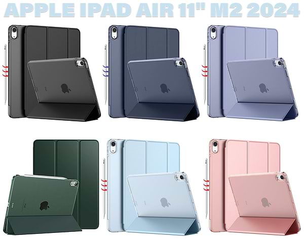 Фото - Чохол для планшета BeCover Tri Fold Hard for Apple iPad Air 11'' (M2)/iPad Air 11'' (M3) Dark Green (711414)
