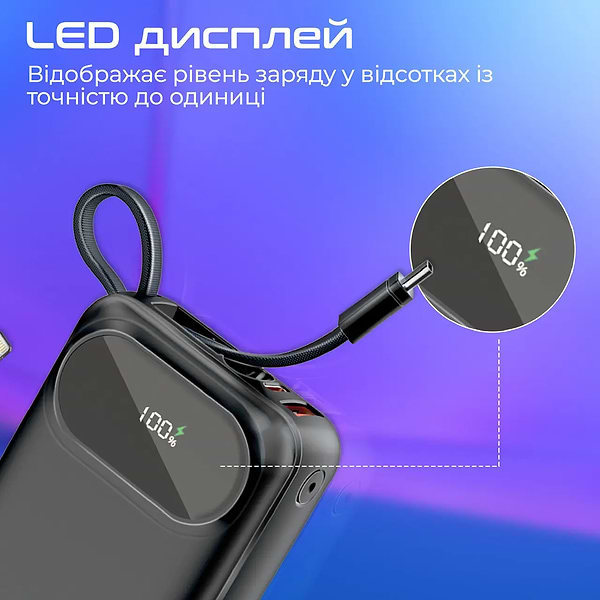 Фото - Батарея мобільна Promate 20000mAh (powerpod-20.black)