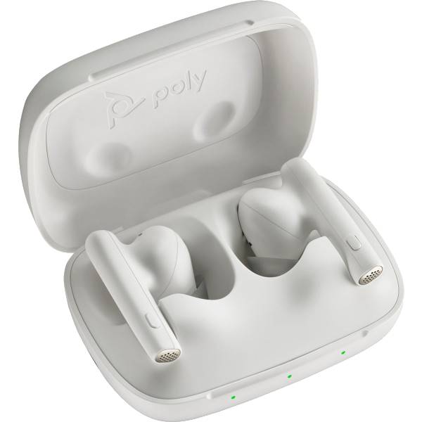 Фото - Навушники вкладиші бездротові TWS Poly Voyager Free 60 Earbuds + BT700A + BCHC White (7Y8L3AA)