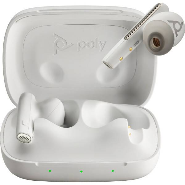 Наушники вкладыши беспроводные TWS Poly Voyager Free 60 Earbuds + BT700A + BCHC White (7Y8L3AA) - Фото 1