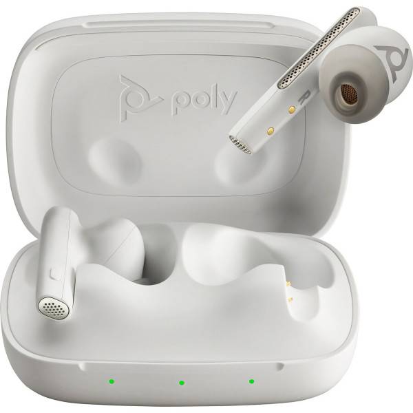 Фото - Наушники вкладыши беспроводные TWS Poly Voyager Free 60 Earbuds + BT700C + BCHC White (7Y8L4AA)