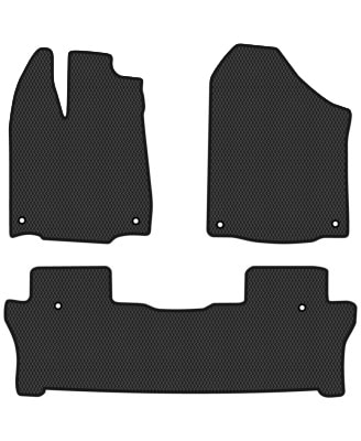 EVA коврики в салон авто EVAtech для Pilot Elite 8 seats Honda 2015-2022 3 поколение SUV USA HA13337ZV3TL6RBB