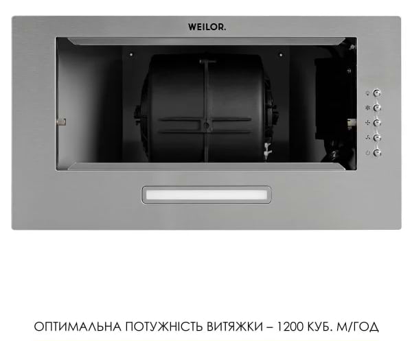 Фото - Витяжка вбудована Weilor WB 68 SS