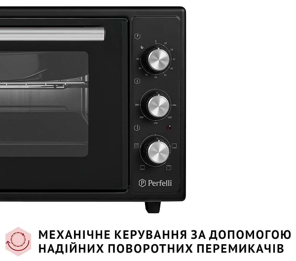 Фото - Печь электрическая Perfelli MIRAGE 37 BLACK