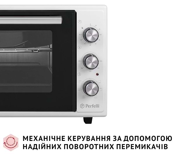 Фото - Піч електрична Perfelli SIERRA 37 WHITE