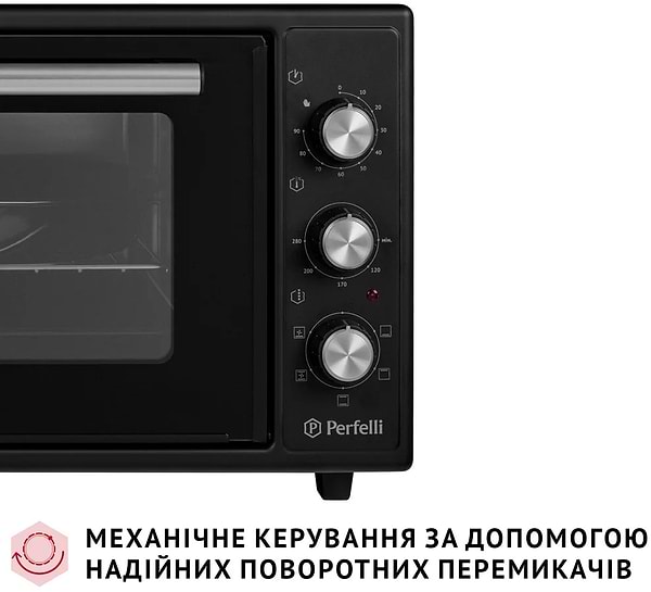 Фото - Печь электрическая Perfelli TRIMO 48 BLACK