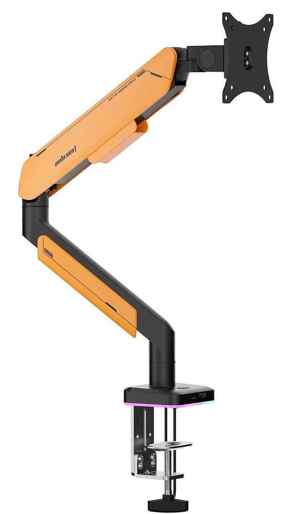 Фото - Кріплення настільне Anda Seat Stealth PRO II RGB 17''-42'' Orange (AD-W-A9X-1S-BO)