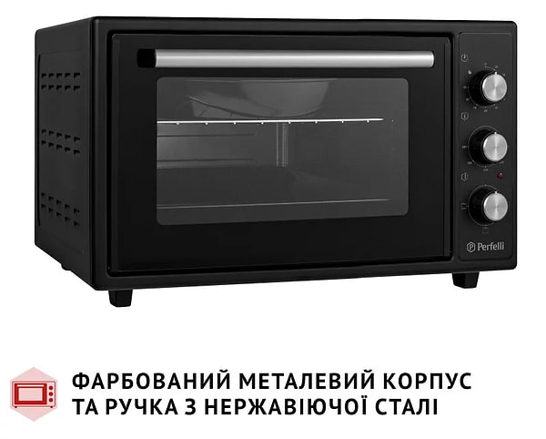Фото - Печь электрическая Perfelli CLASSIC 37 BLACK