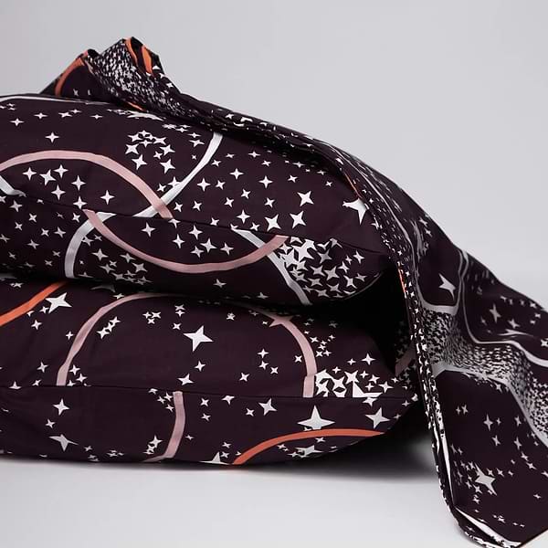 Фото - Комплект постельного белья Moon&Star Бязь Gold Люкс Cosmic Vibes 160х220 нав. 50х70 см 2 шт. (MS-890000199)